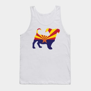 Chiweenie Dog Lover Arizona Flag Tank Top